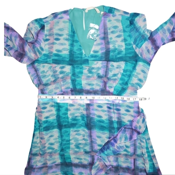 New Soft Surroundings Carriage Court Ruffle Dress Size L - Picture 6 of 7